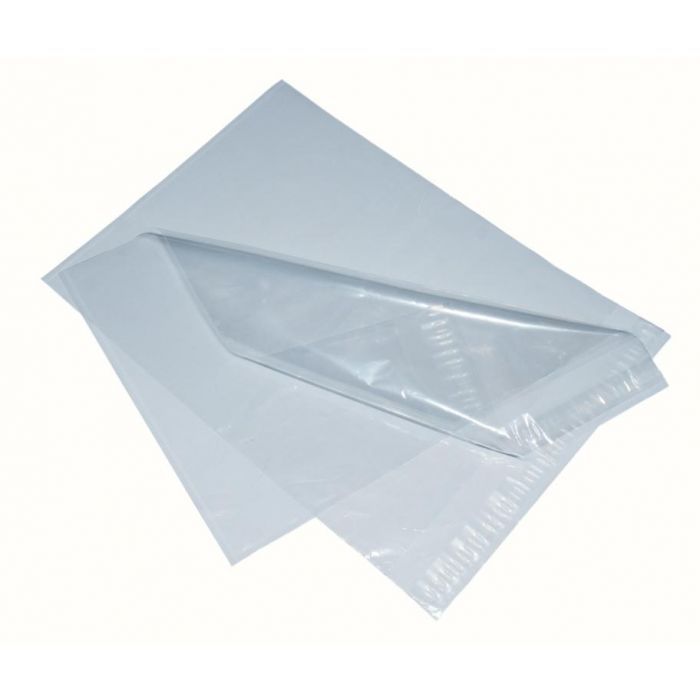 100 Clear Plastic Mailer size 400mm x 600mm. 50 Mu clear post envelopes bags strong