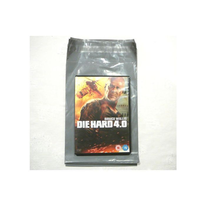 500 Small Grey plastic Eco mailer envelopes intended for Cds Size 160mm x 230mm or 6 x 9....CLEARANCE