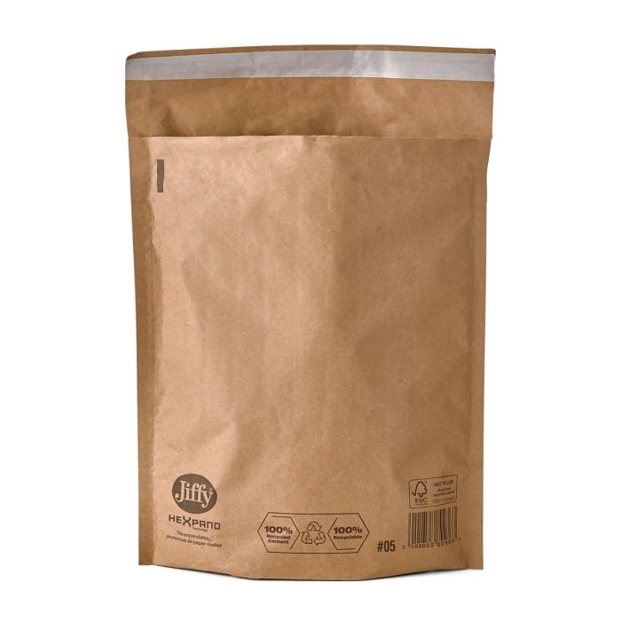 All paper A5 ish size padded envelopes by Jiffy