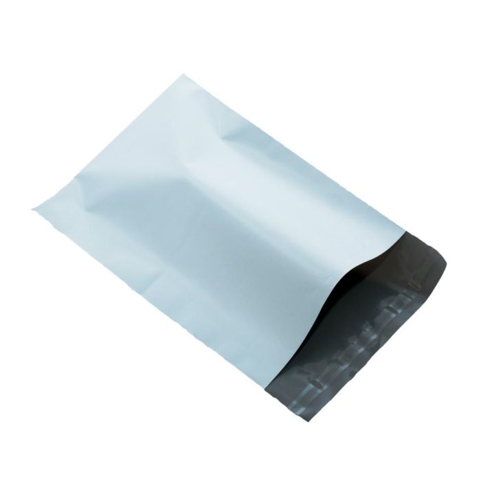 100 White polythene plastic, fully recyclable mailer mailing bag size 350mm x 500mm large mailing bag. SPECIAL OFFER