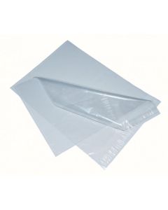 200 Clear Plastic Mailer size 350mm x 500mm. With Semi permanent seal, 50 Mu clear post envelopes bags strong