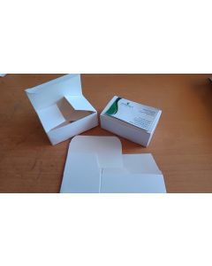 180 x white cardboard boxes  size 100mm x 65mm x 40mm