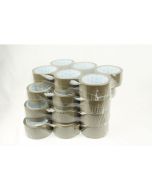 36 Rolls of Tan Brown Quality Parcel Sealing packaging tape with Hot Melt Glue 48 mm x 66 meter long tape
