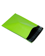 250 Neon Green poly mailer, Eco mailing bag size 450mm x 600mm, very large mailing bag.