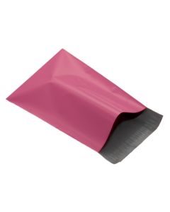 200 A4 Pink plastic mailer bags, mailing post envelopes bags strong size 250mm x 350mm 10" x 14"