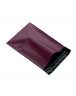 500 Burgundy plastic mailing bags, mailer post envelopes strong Size 350mm x 500mm 