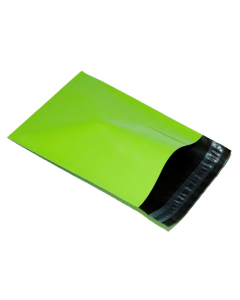 100 Neon Green poly mailer, Eco friendly mailing bag size 450mm x 600mm very large mailing bag