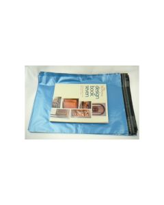 150 Large Courier Plastic envelope delivery bags,  Metallic Blue size 480mm x 740mm