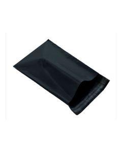 500 Black plastic mailing bag size 355mm x 500mm large mailing bag strong and durable