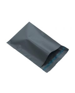 500 Grey plastic courier bags, medium to large Size 400mm x 525mm (16 x 20.5). Dispatch mail order mailers 
