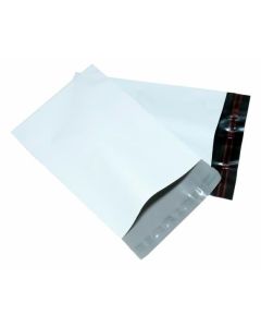 150 A4 White plastic mailer bags, mailer post envelopes bags strong Size 245mm x 345mm or 10" x 14"