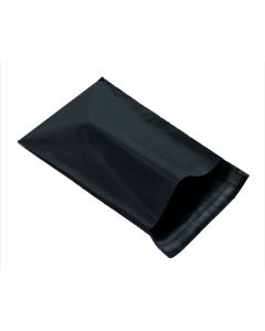 200 CLEARANCE Black plastic mailer bags,  Size A4++ 250mm x 350mm 