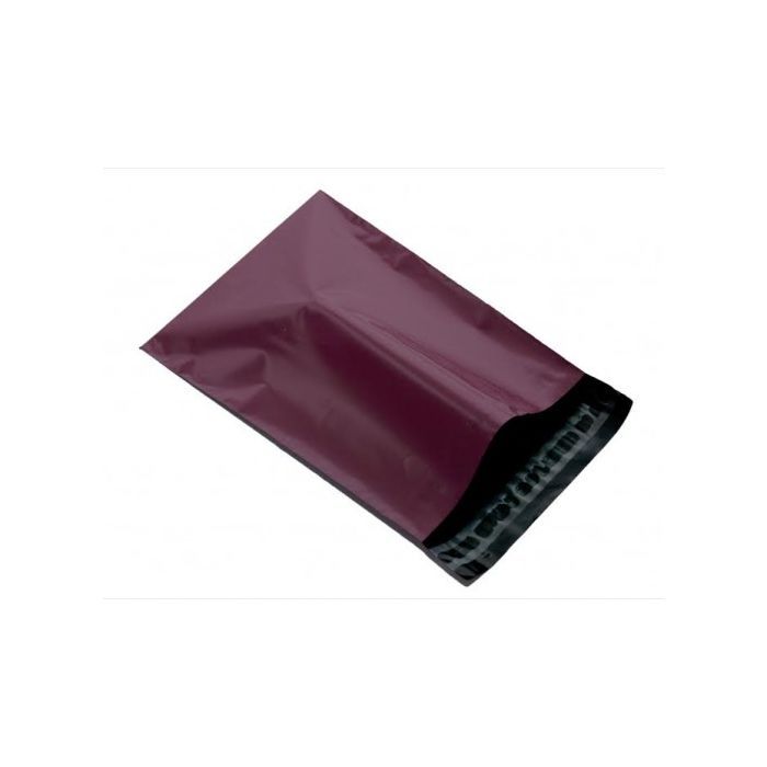 100 large Burgundy plastic mailing bags, mailer post envelopes strong Size 305mm x 405mm or 12 x 16 inches... More Quantity