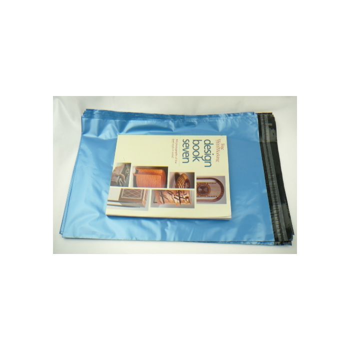 200 x Large Courier Plastic delivery envelope Metallic Blue size 480mm x 740mm, ideal for large clothing items
