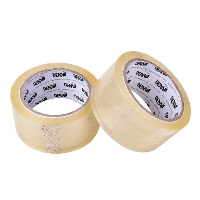 36 Rolls of Clear Economy Parcel packaging tape 48 mm wide tape, low noise and very strong and great adhesion