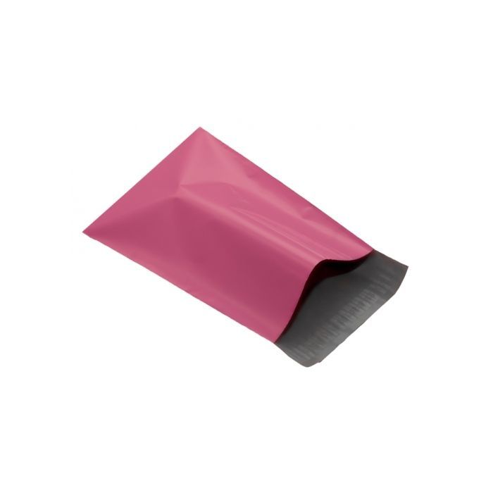 50 Large Pink plastic mail order dispatch bags, mailer envelopes bags strong Size 425mm x 600mm