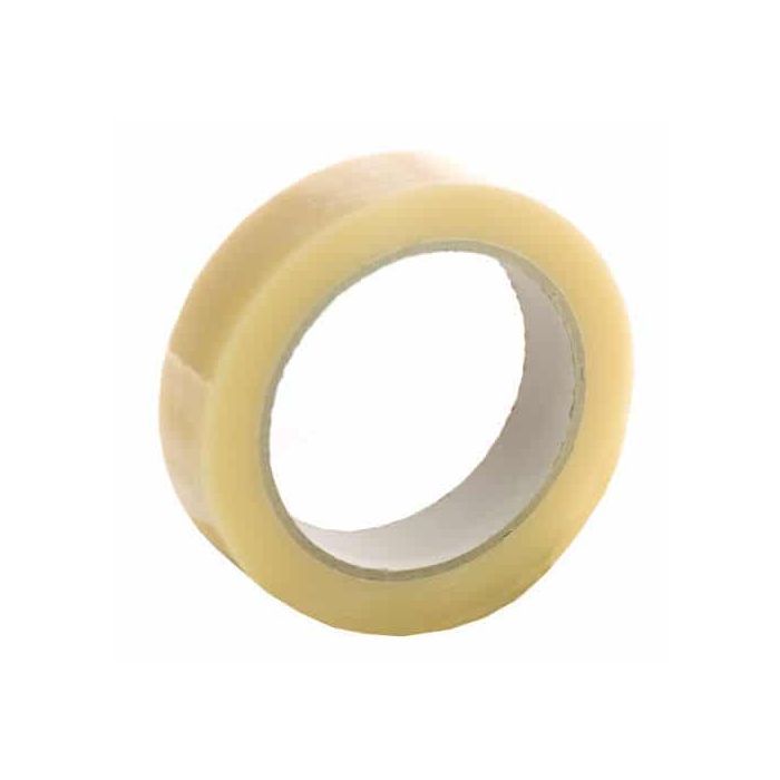 25mm wide clear parcel sealing tape