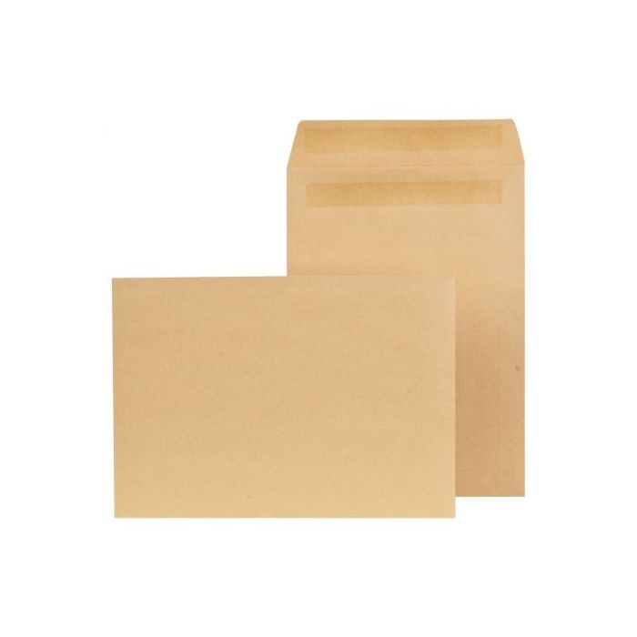 250 x Brown C5 Congo Manilla Self Seal Plain Envelopes size to suit A5 material Size 168mm x 235mm.....See More Quantity