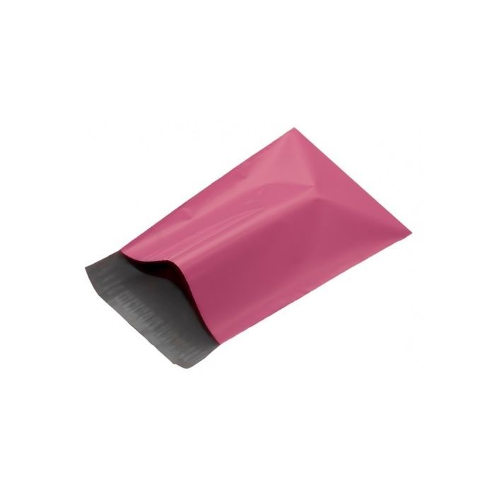 100 Pink plastic Courier bags,  size 320mm x 440mm, ....... DISCONTINUED
