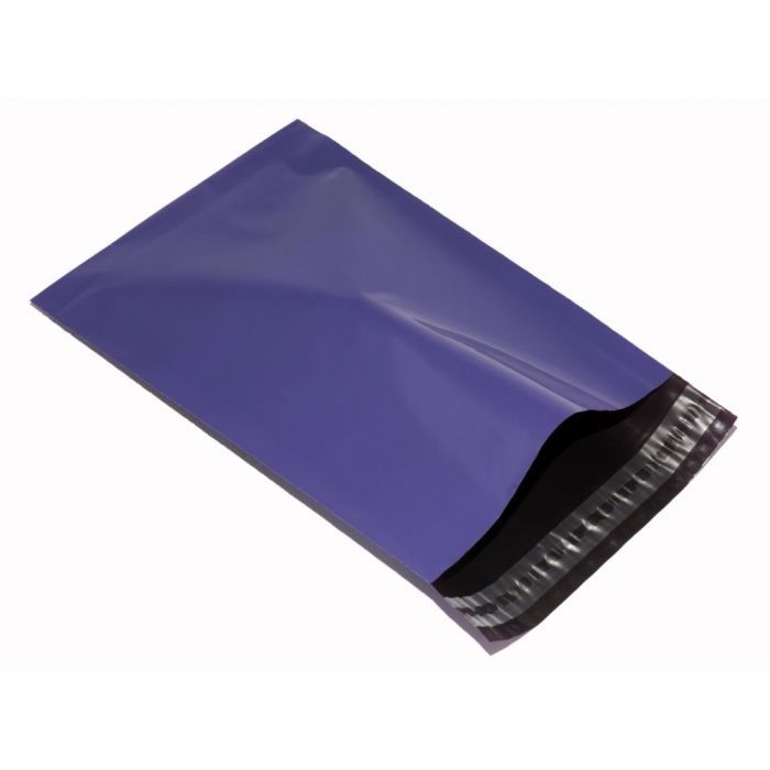 500 x A4 Violet poly mailer envelopes, Size 229mm x 305mm or 9" x 12"  ... DISCONTINUED