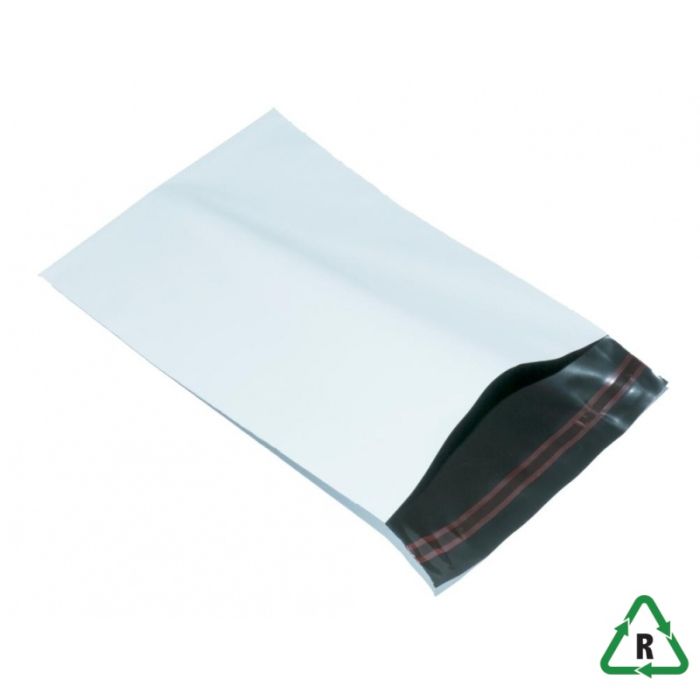 White plastic mailer 250mm x 350mm