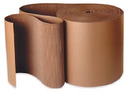 Corrugated carboard roll